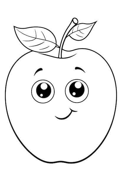 Apple Para Colorear 016