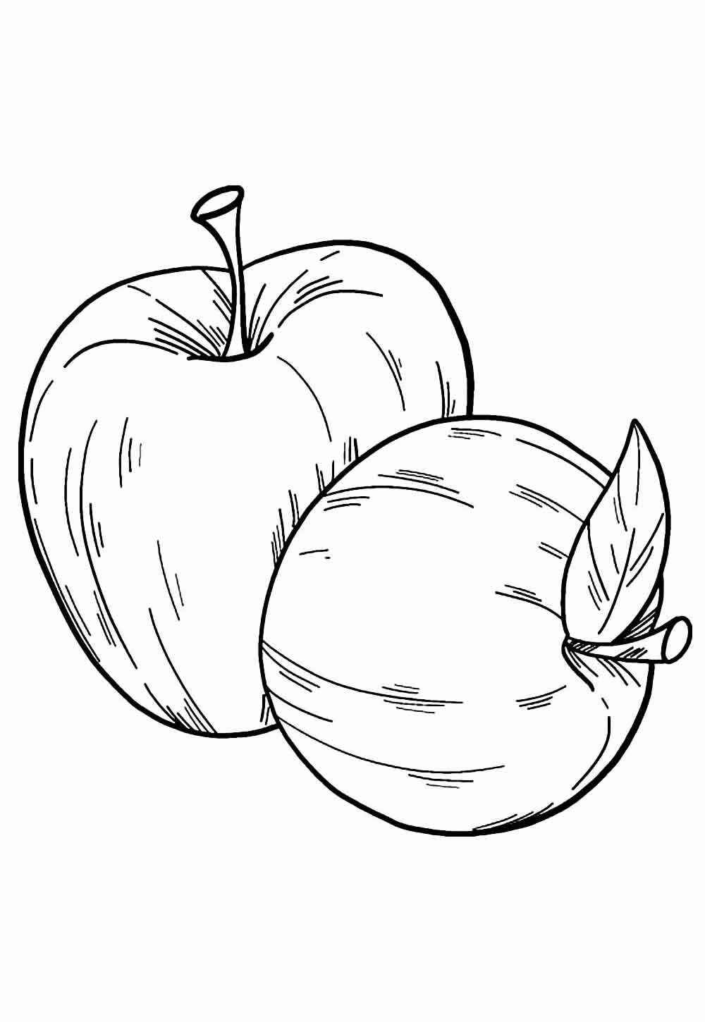 Apple Para Colorear 071