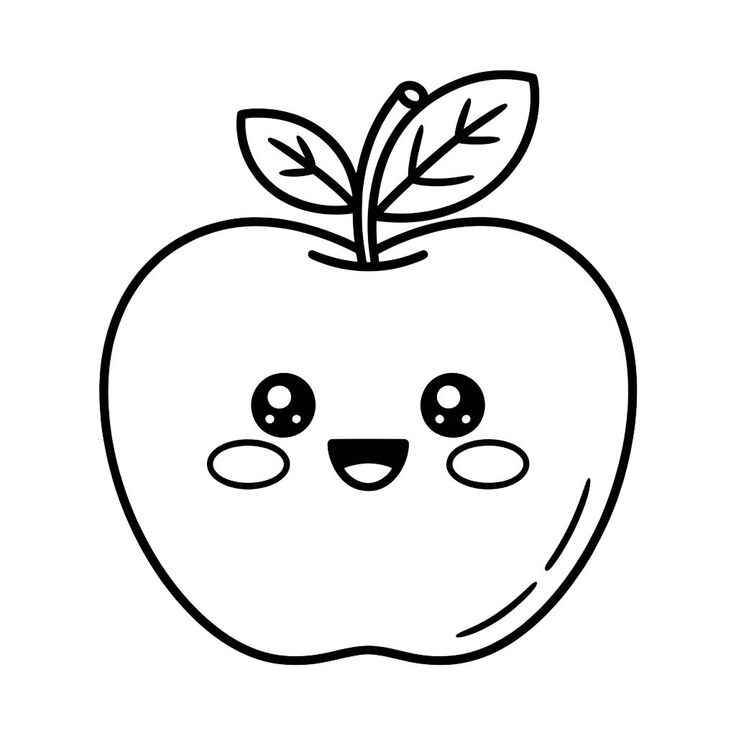 Apple Para Colorear 110