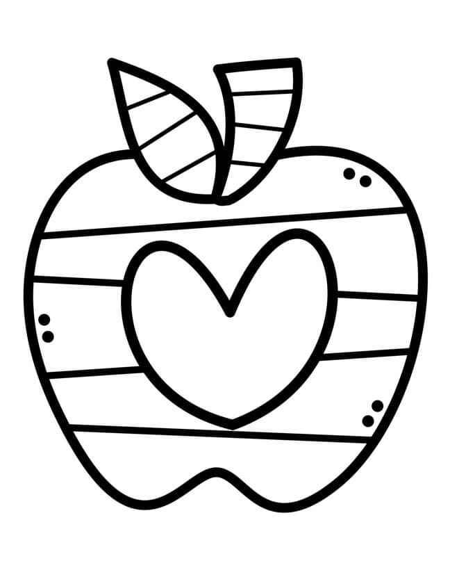Apple Para Colorear 149
