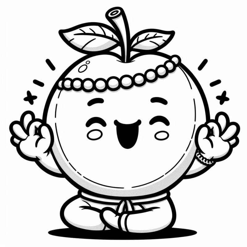 Apple Para Colorear 179