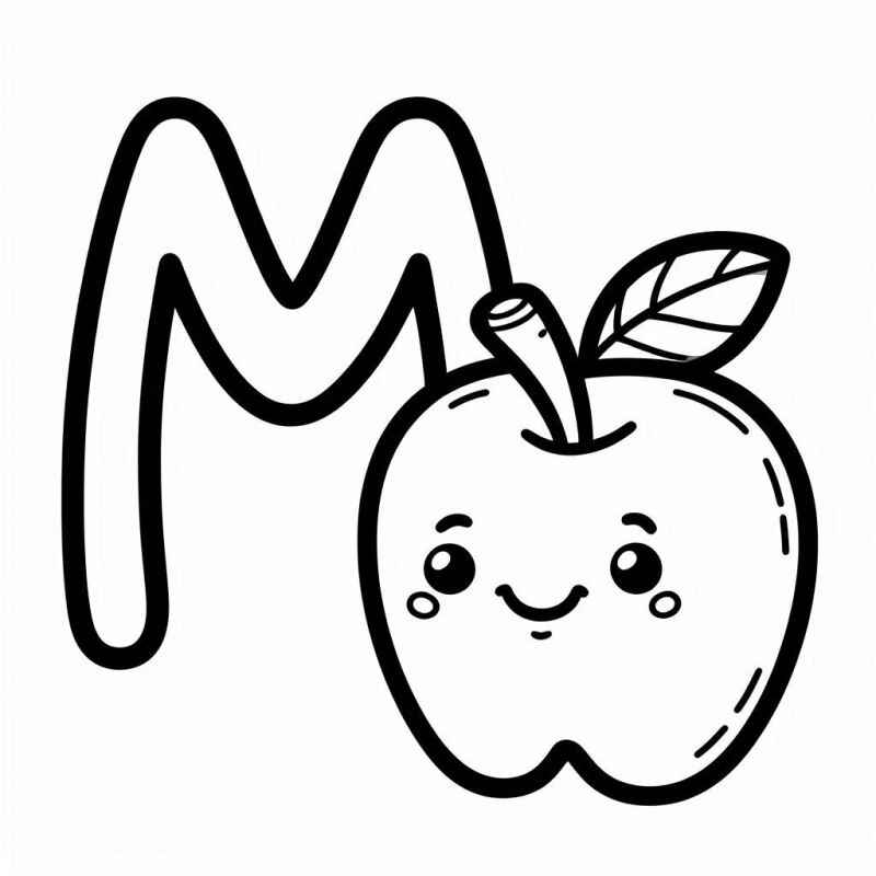 Apple Para Colorear 289