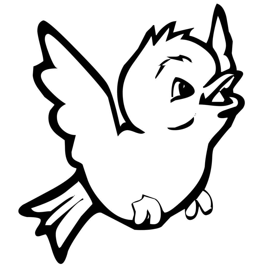 Aves Para Colorear 035