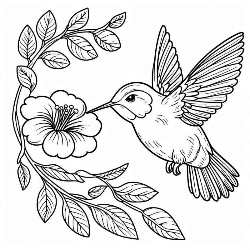 Aves Para Colorear 089