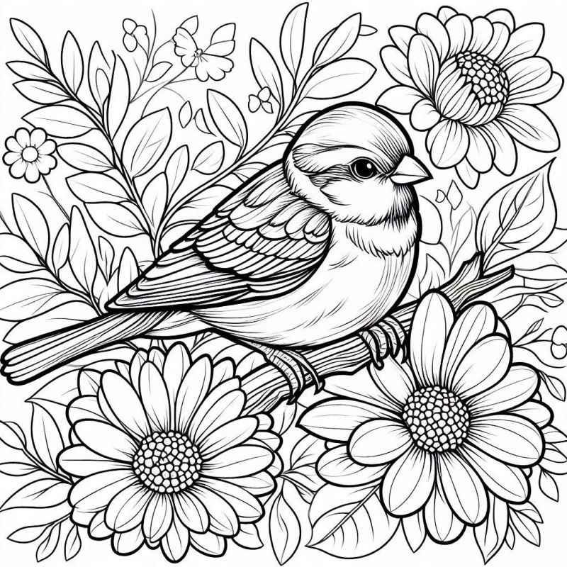 Aves Para Colorear 108