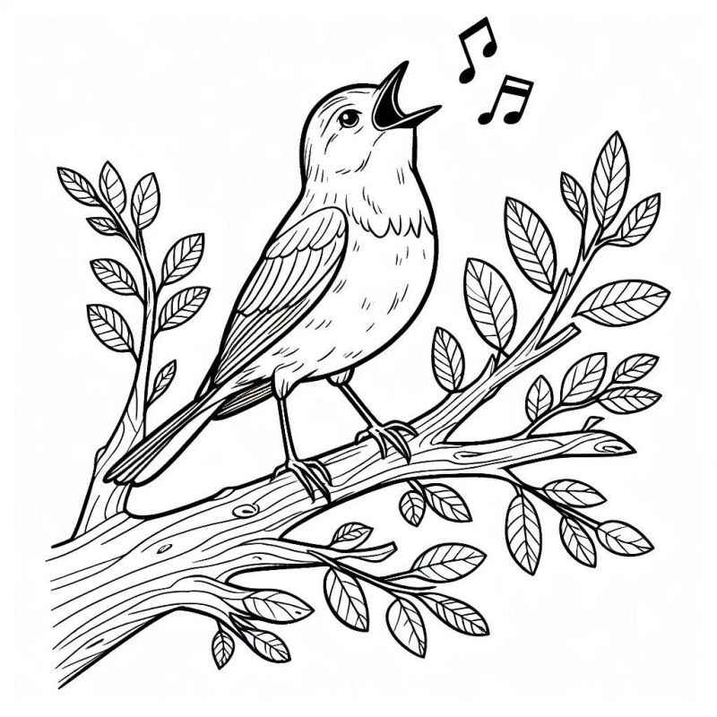 Aves Para Colorear 272