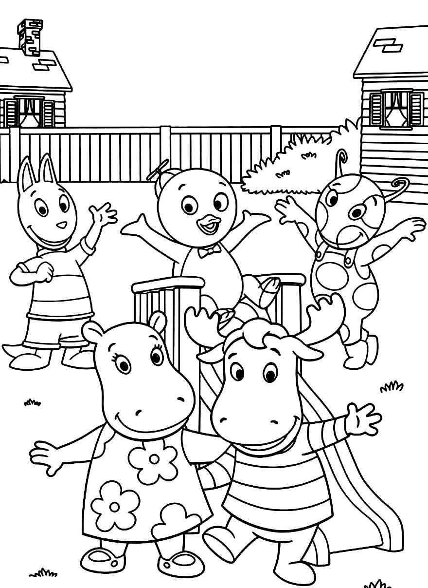 Backyardigans Para Colorear 088