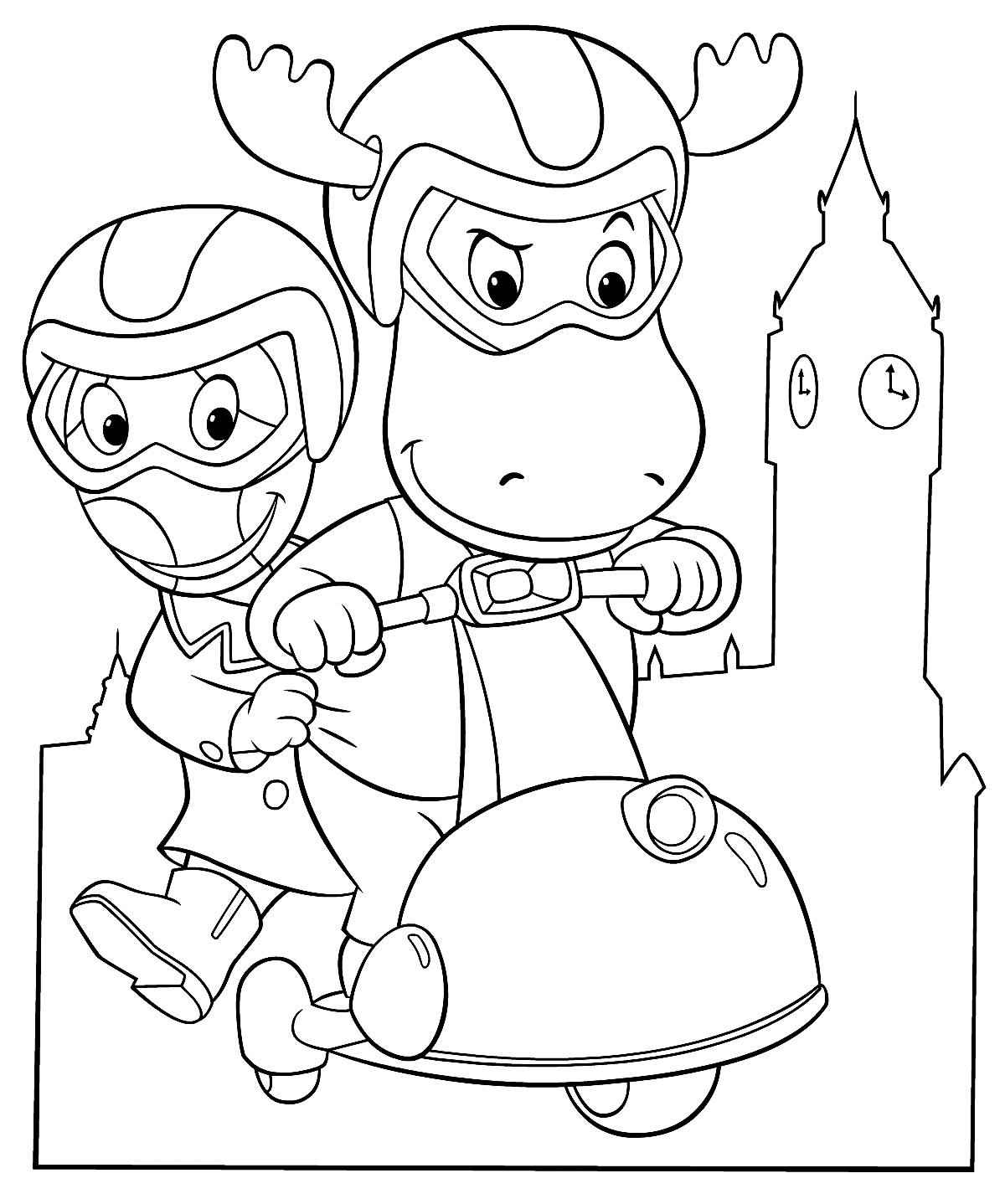 Backyardigans Para Colorear 129