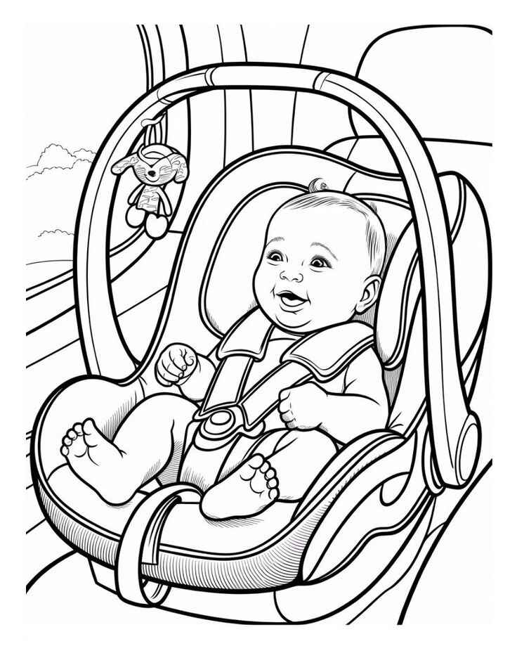 Bebé Para Colorear 029