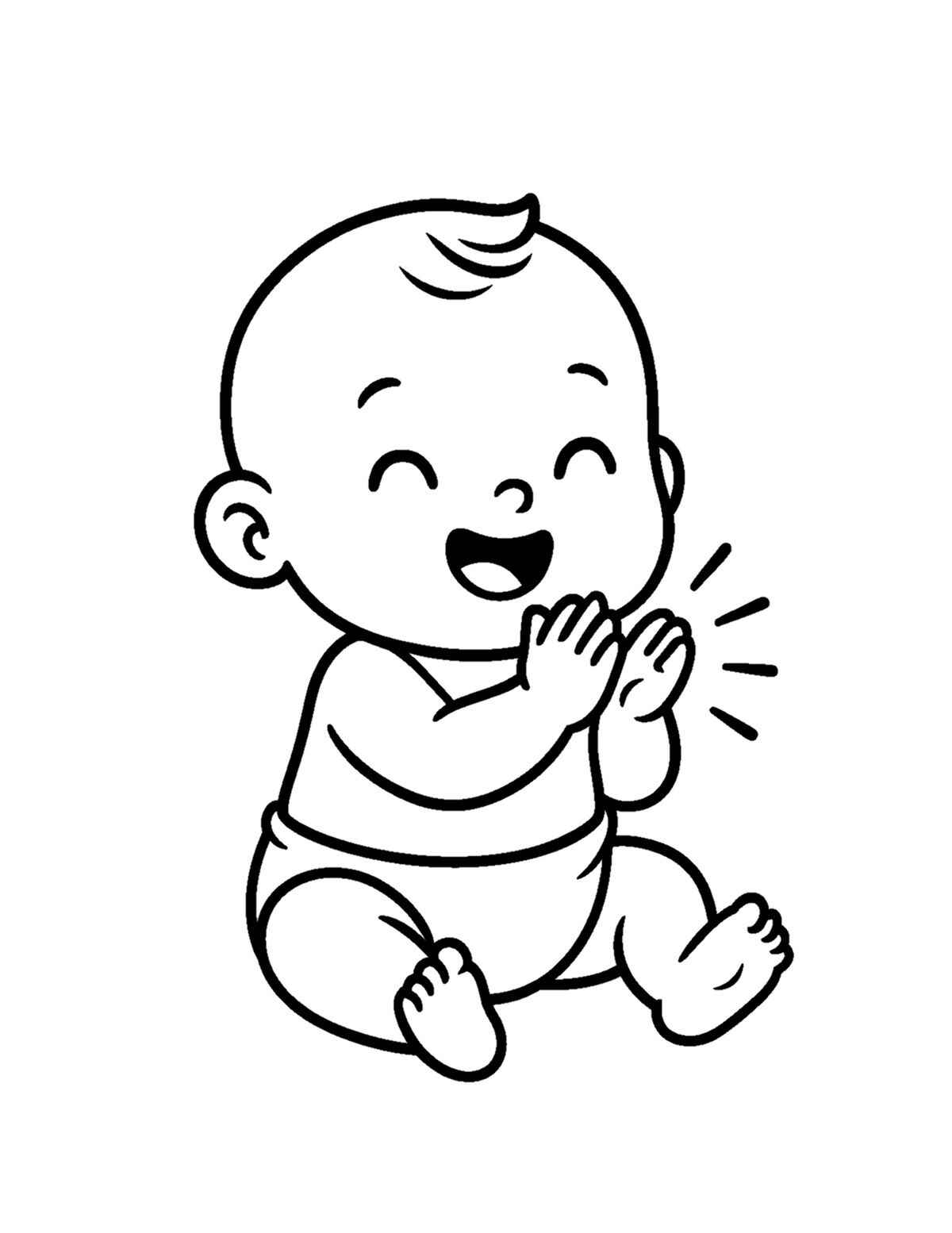 Bebé Para Colorear 103