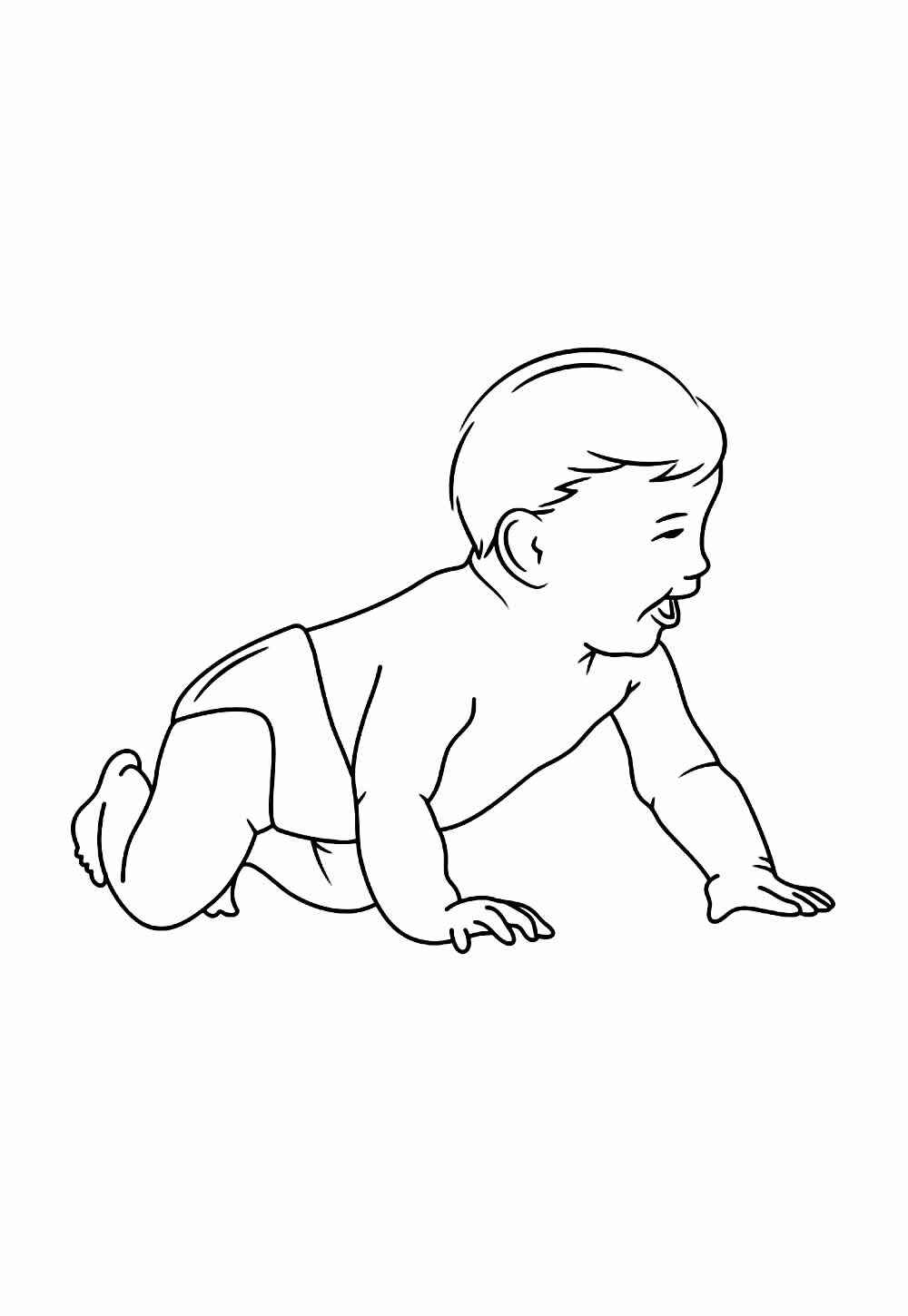 Bebé Para Colorear 177