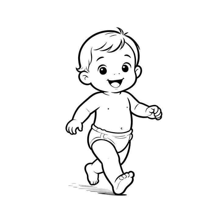 Bebé Para Colorear 186