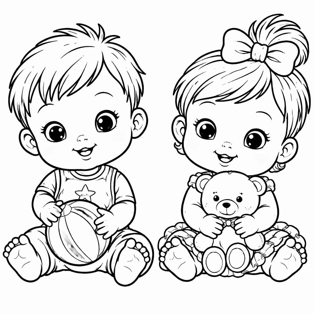 Bebé Para Colorear 232