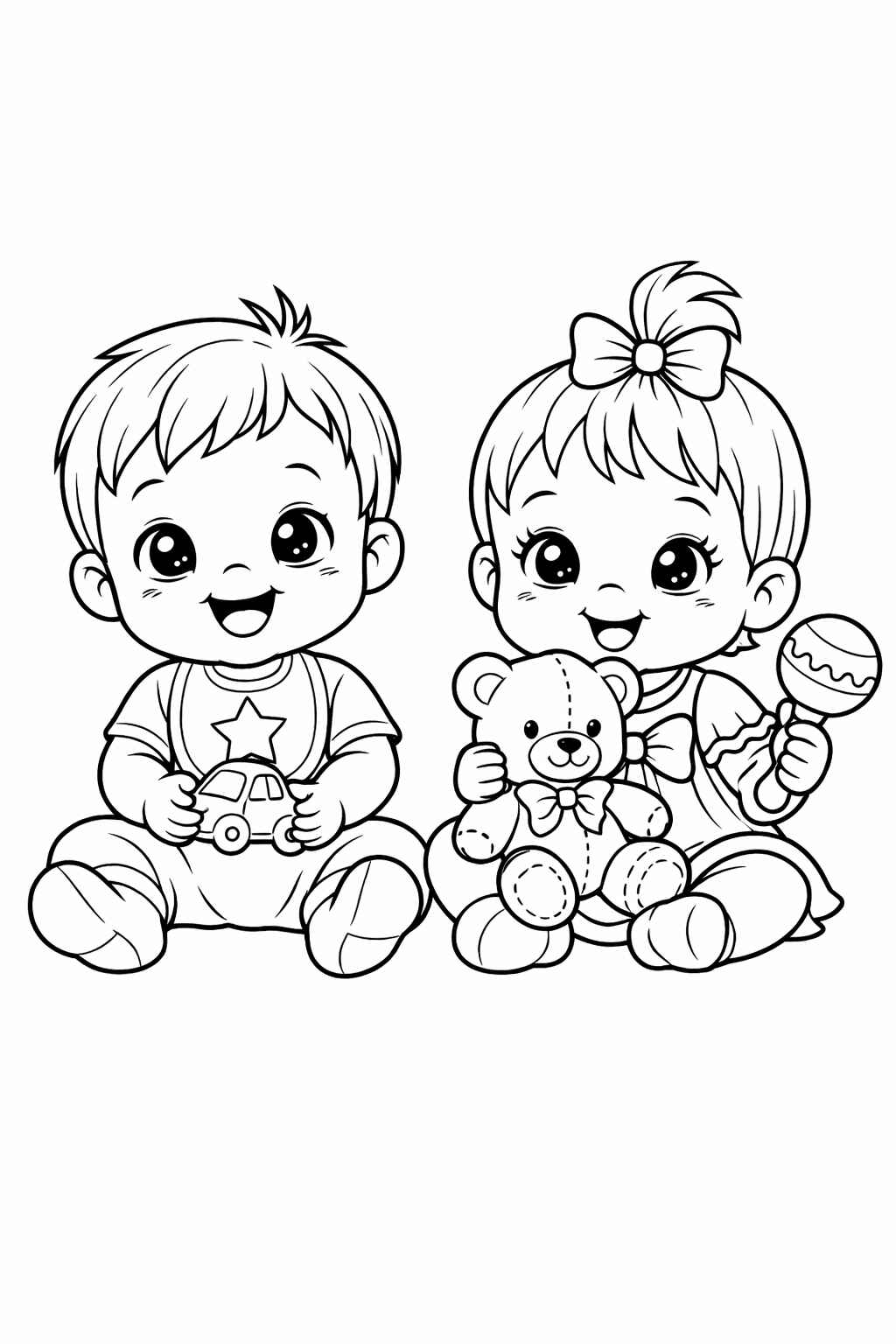 Bebé Para Colorear 252