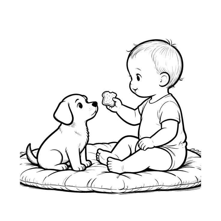 Bebé Para Colorear 289