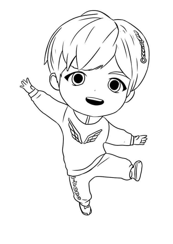 Bts Para Colorear 034
