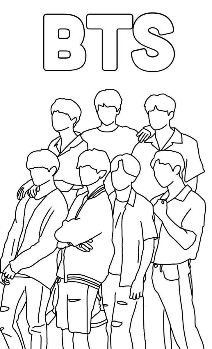 Bts Para Colorear 042