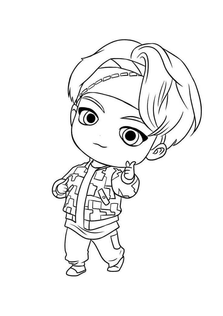 Bts Para Colorear 054