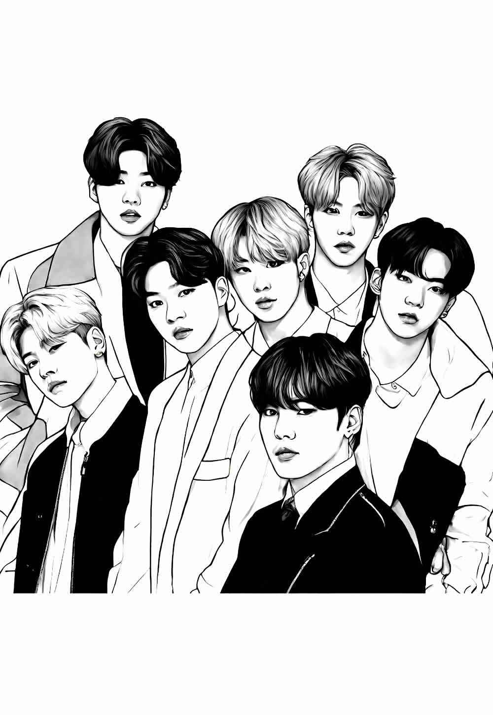 Bts Para Colorear 119