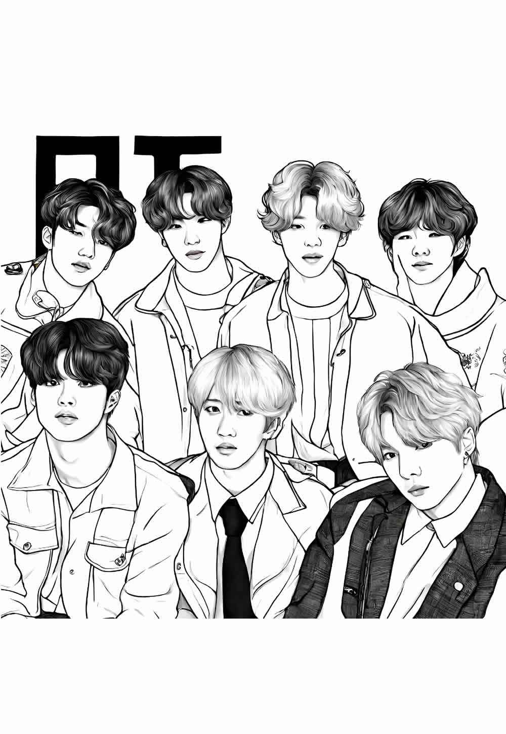 Bts Para Colorear 176