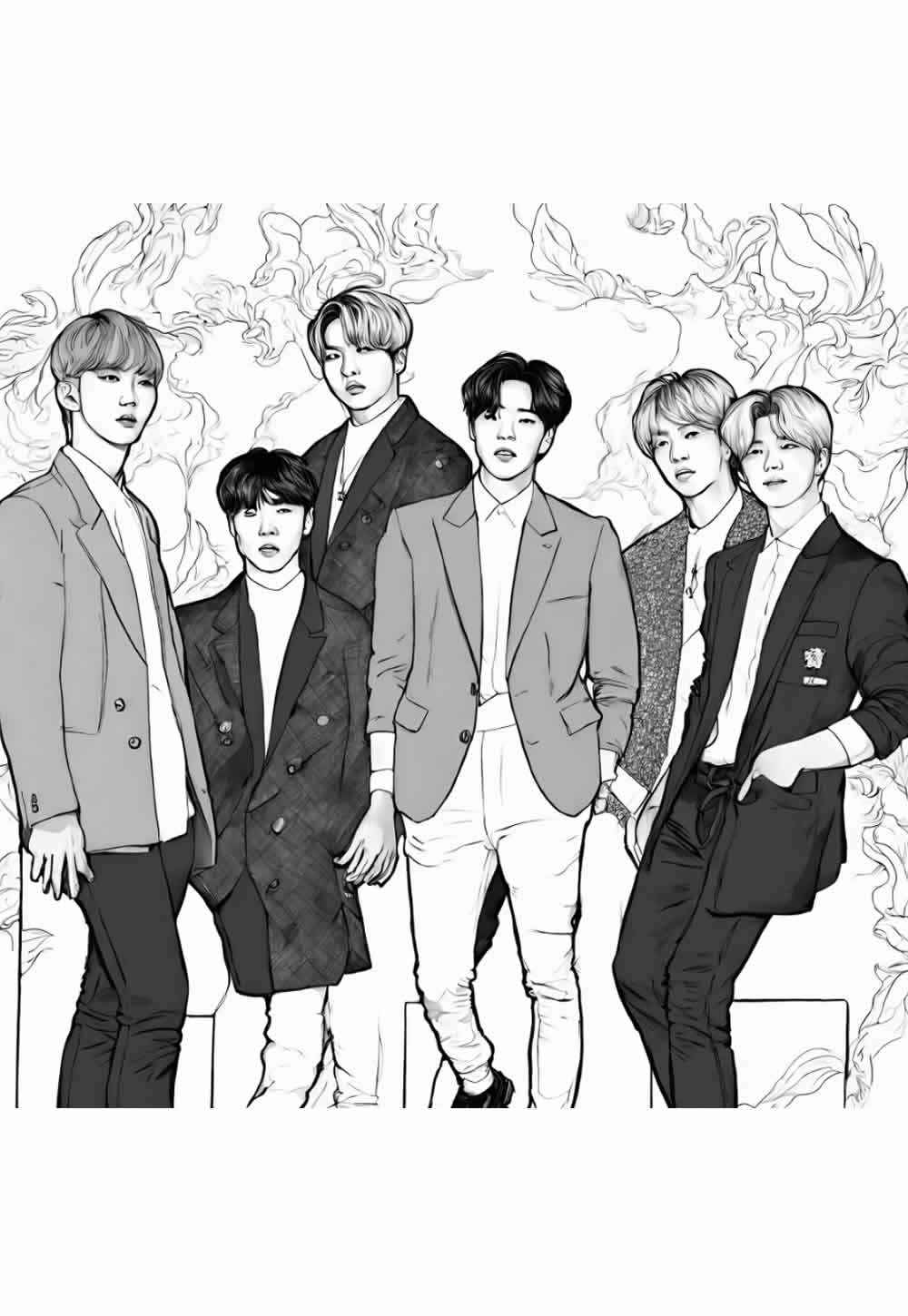 Bts Para Colorear 206