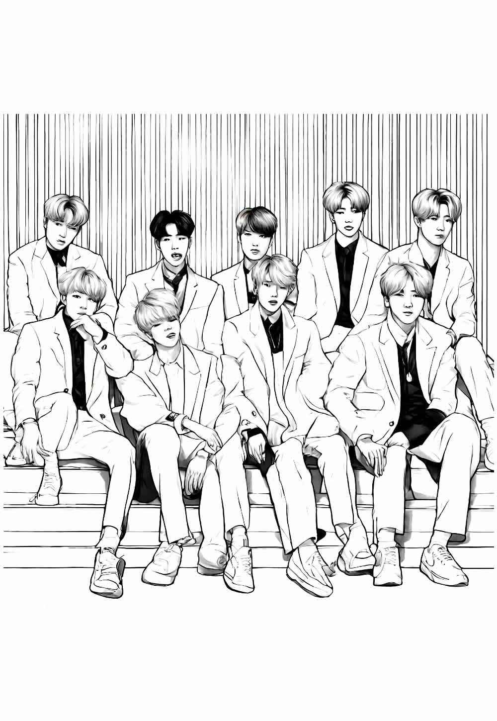 Bts Para Colorear 234
