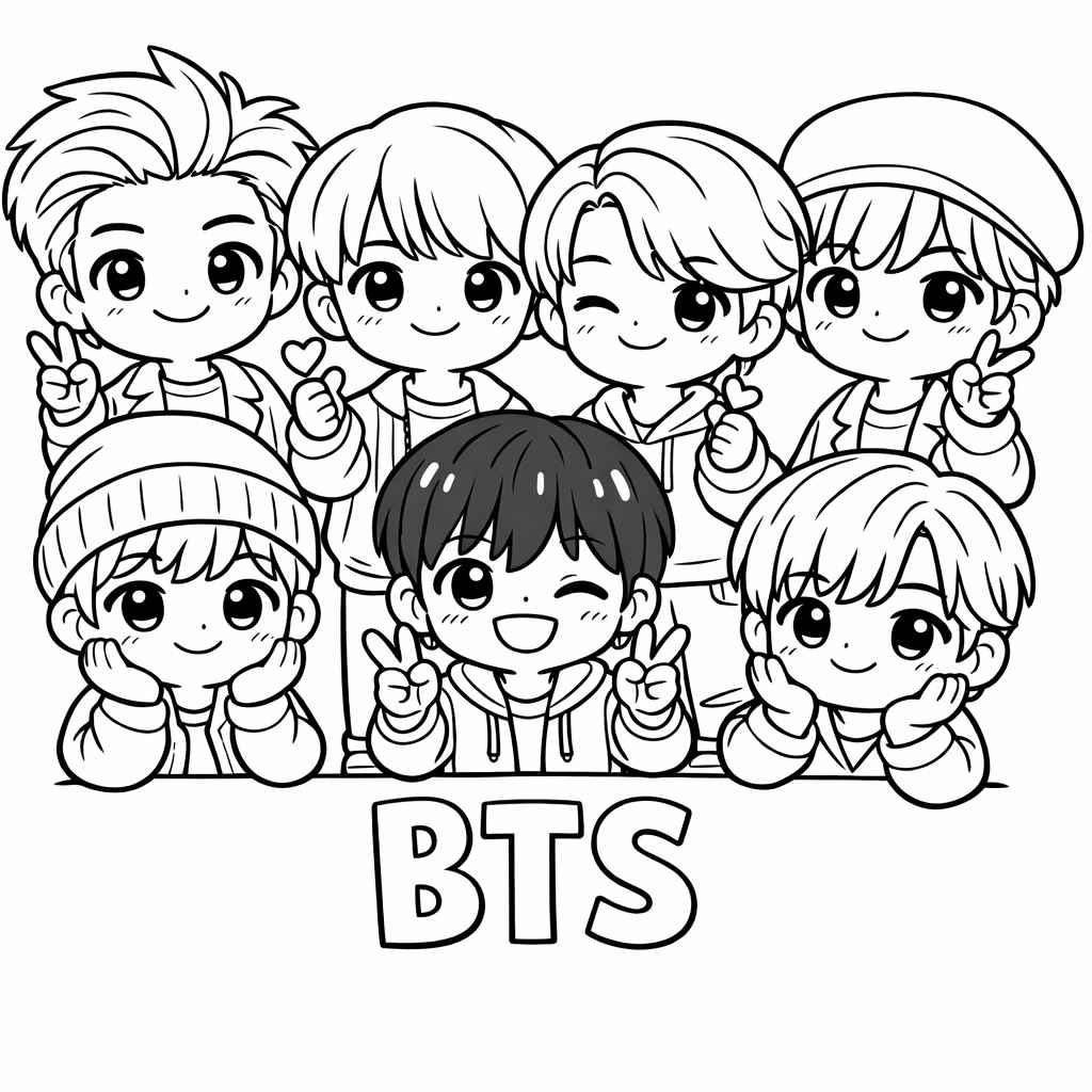 Bts Para Colorear 238