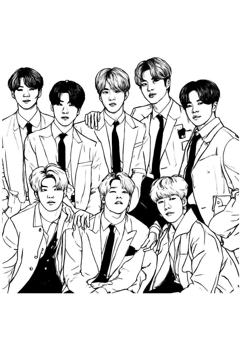 Bts Para Colorear 259