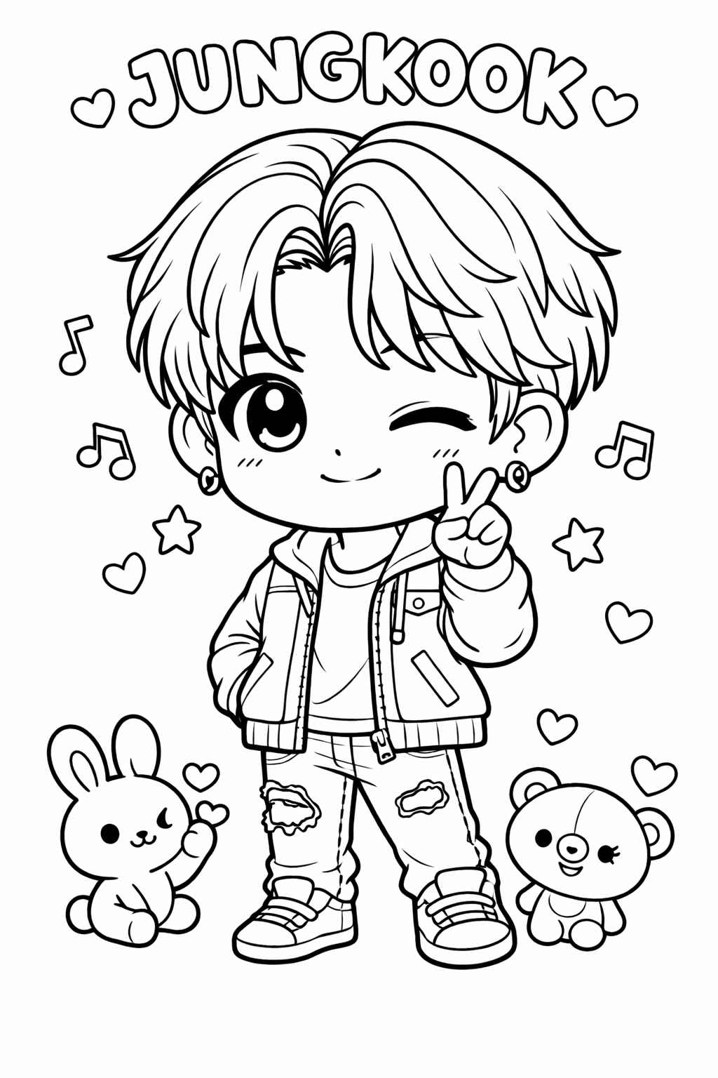 Bts Para Colorear 274