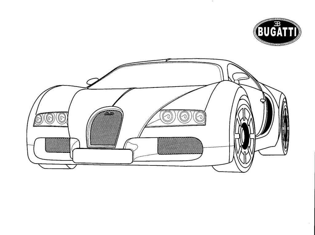 Bugatti Para Colorear 031