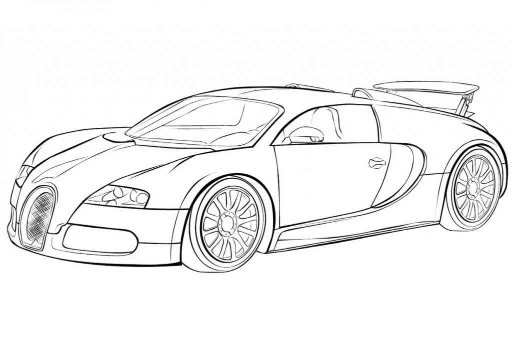 Bugatti Para Colorear 075