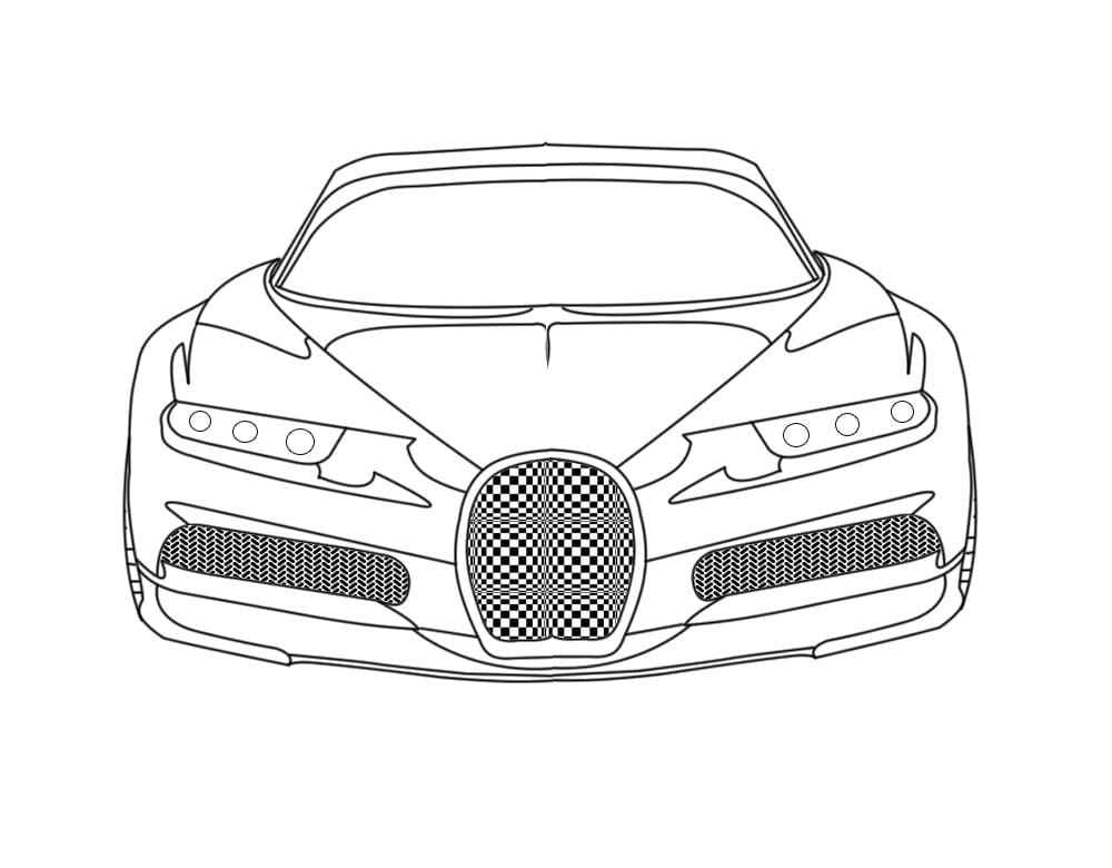 Bugatti Para Colorear 125