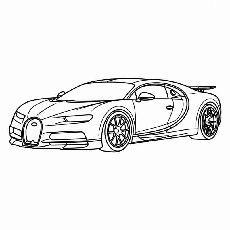 Bugatti Para Colorear 196