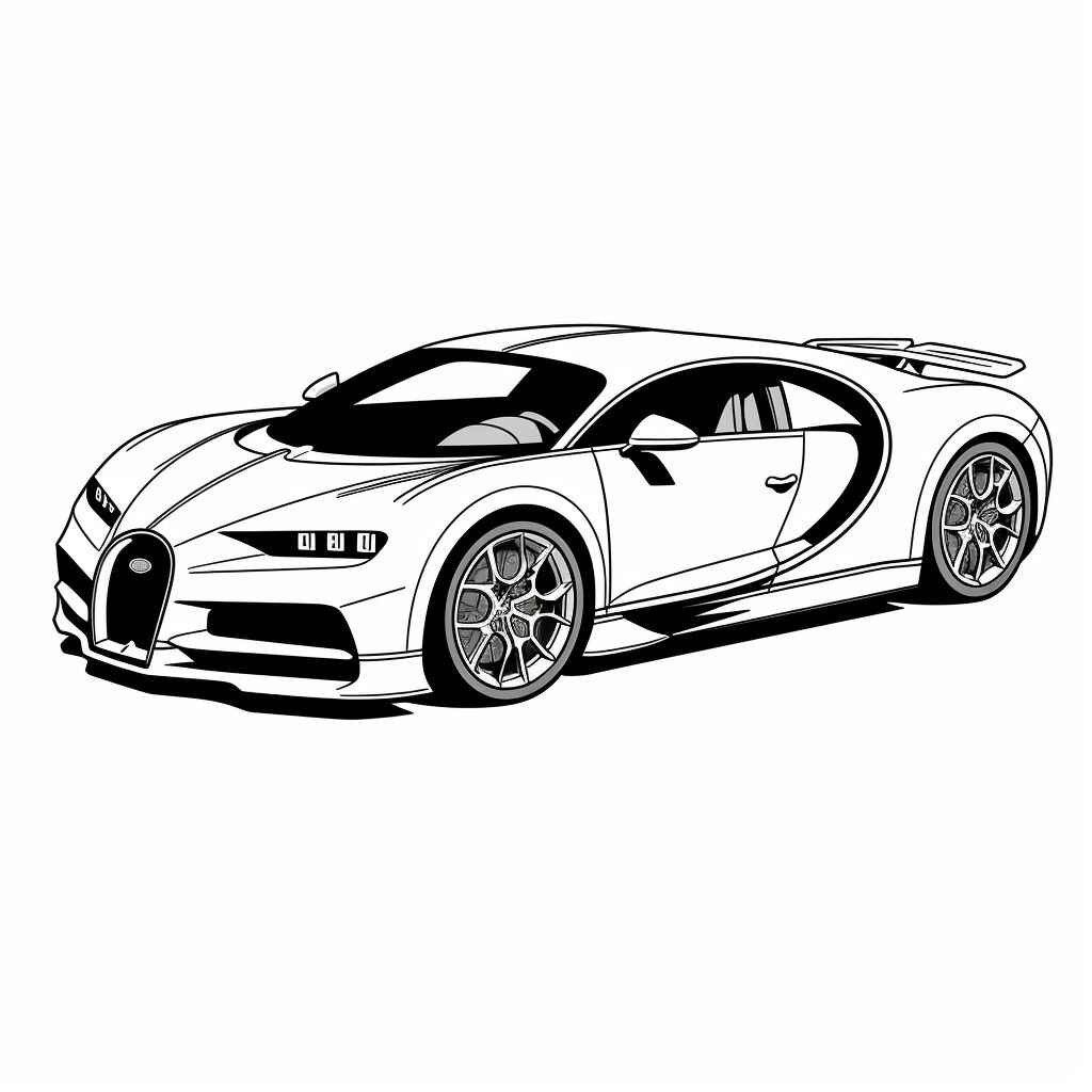 Bugatti Para Colorear 238