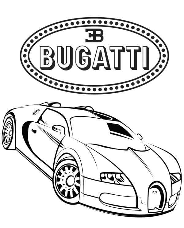 Bugatti Para Colorear 271