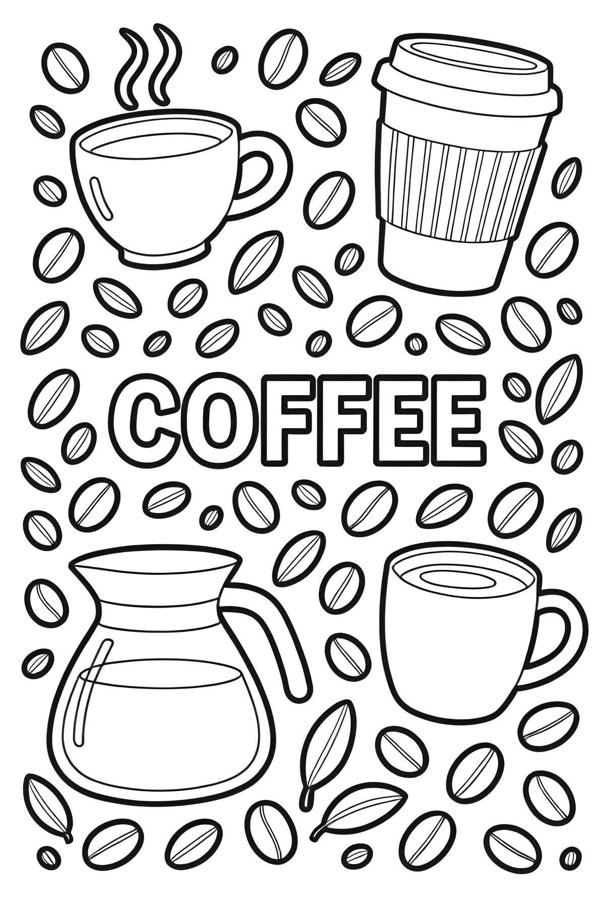 Café Para Colorear 107