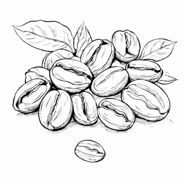 Café Para Colorear 150