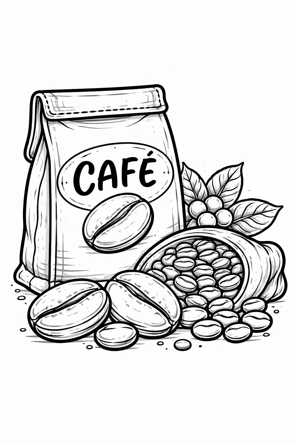 Café Para Colorear 209