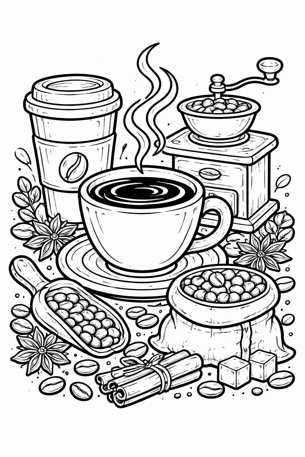 Café Para Colorear 233