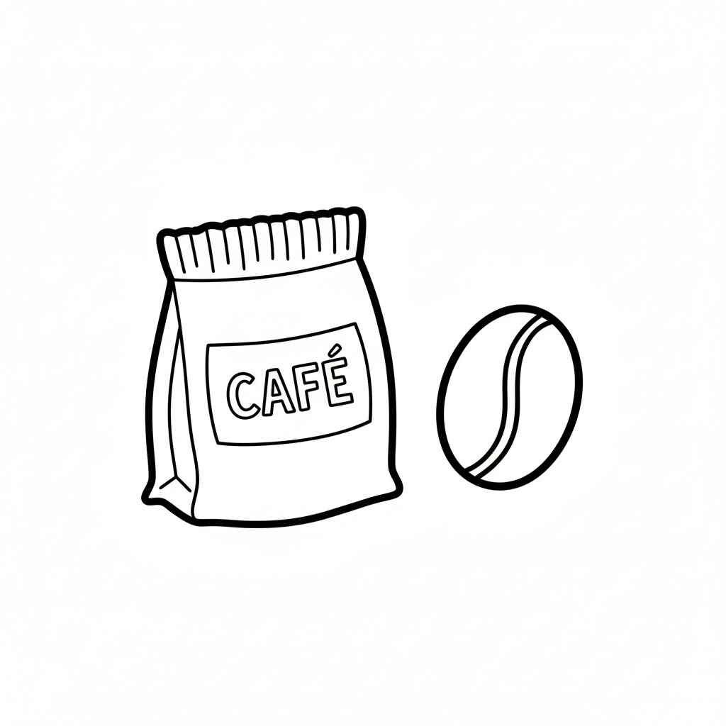 Café Para Colorear 280