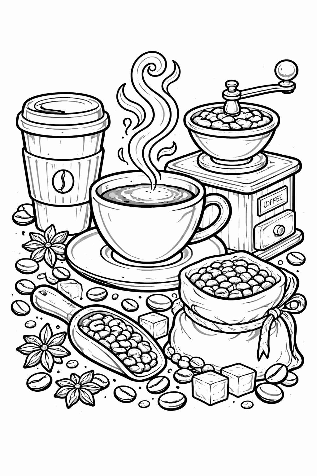 Café Para Colorear 283