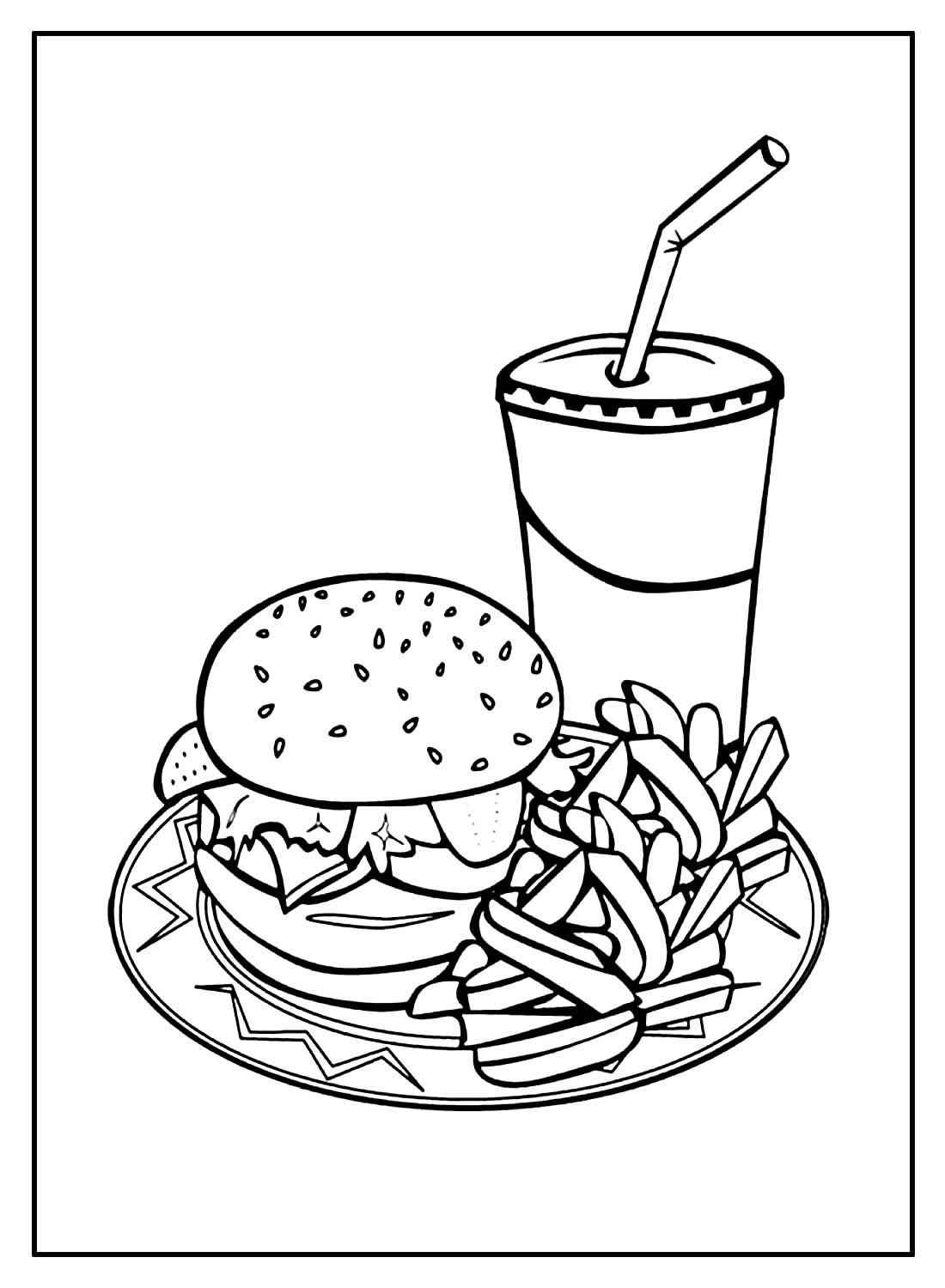 Comida Para Colorear 014