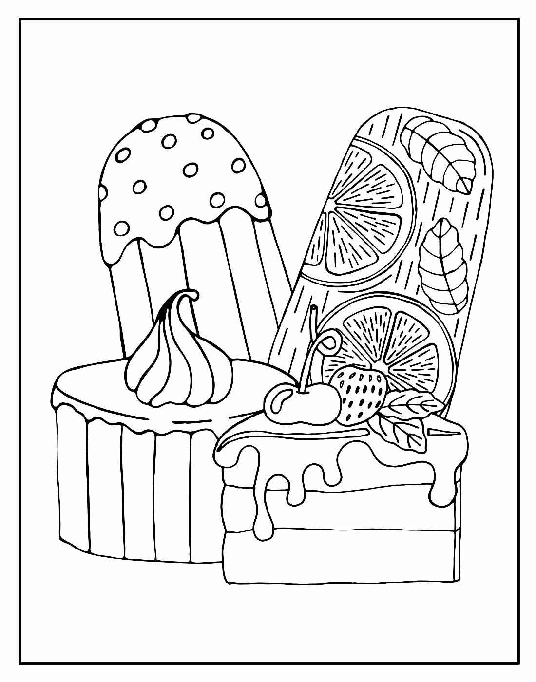 Comida Para Colorear 073