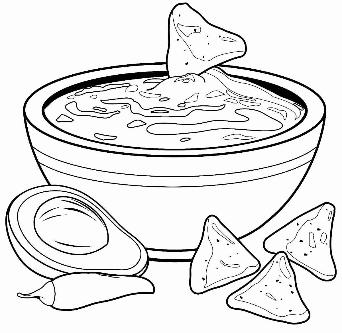 Comida Para Colorear 126