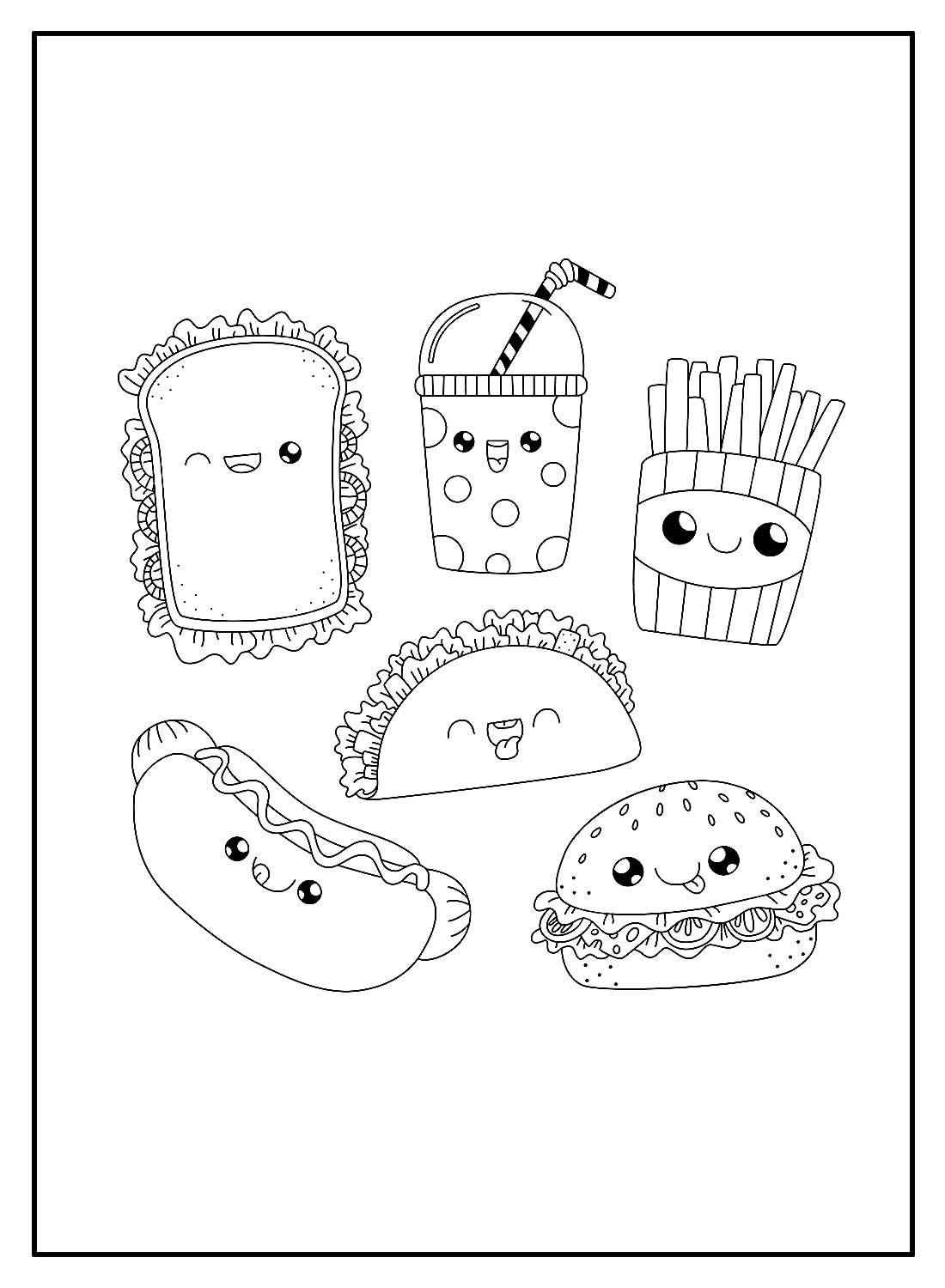 Comida Para Colorear 278