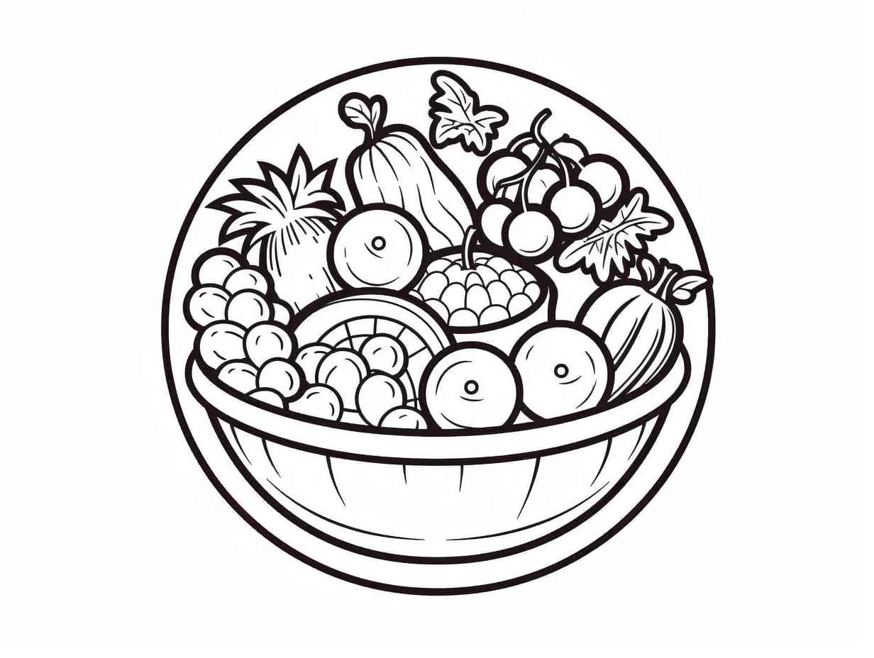 Comida Para Colorear 281