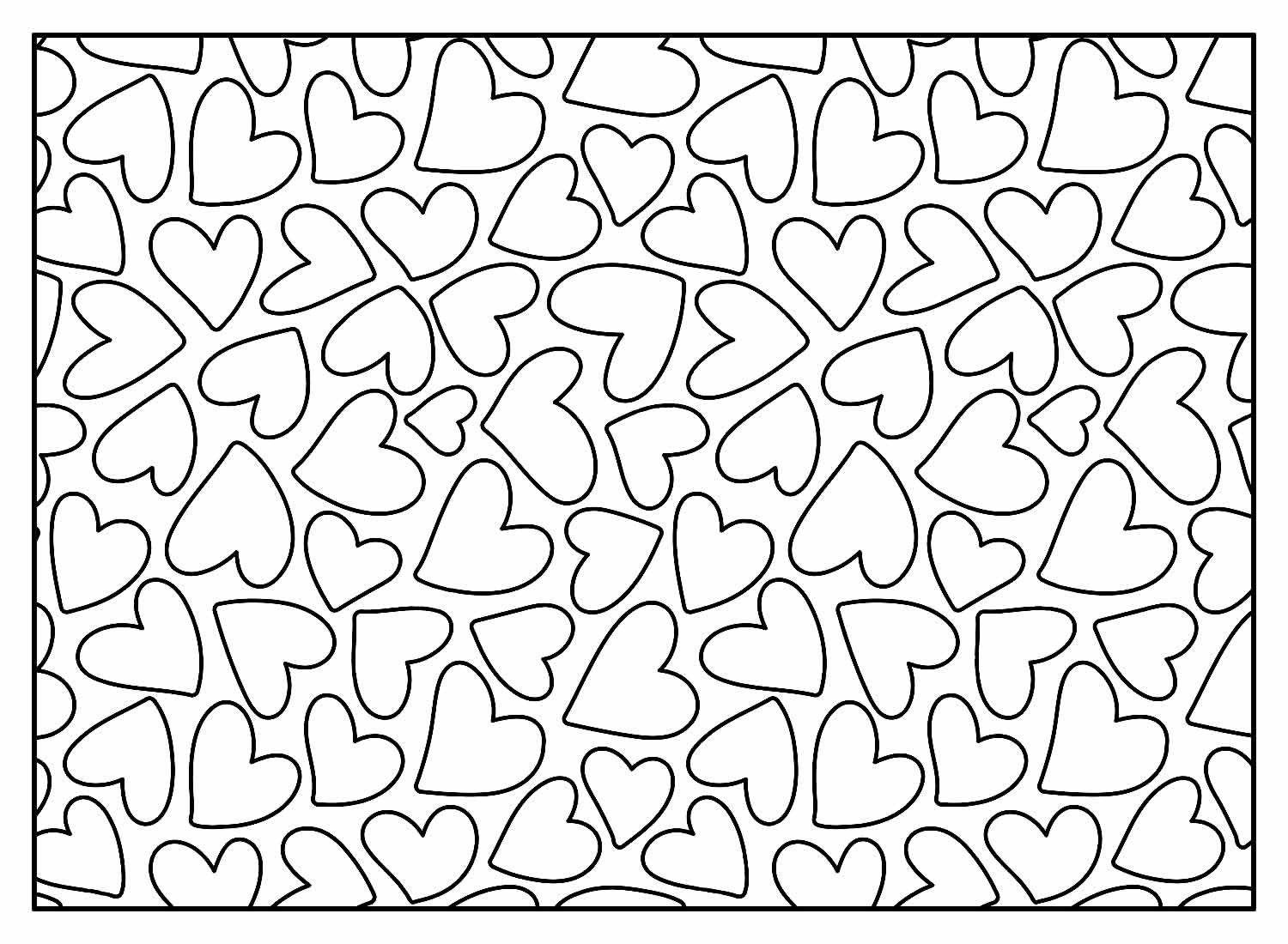 Corazón Para Colorear 010