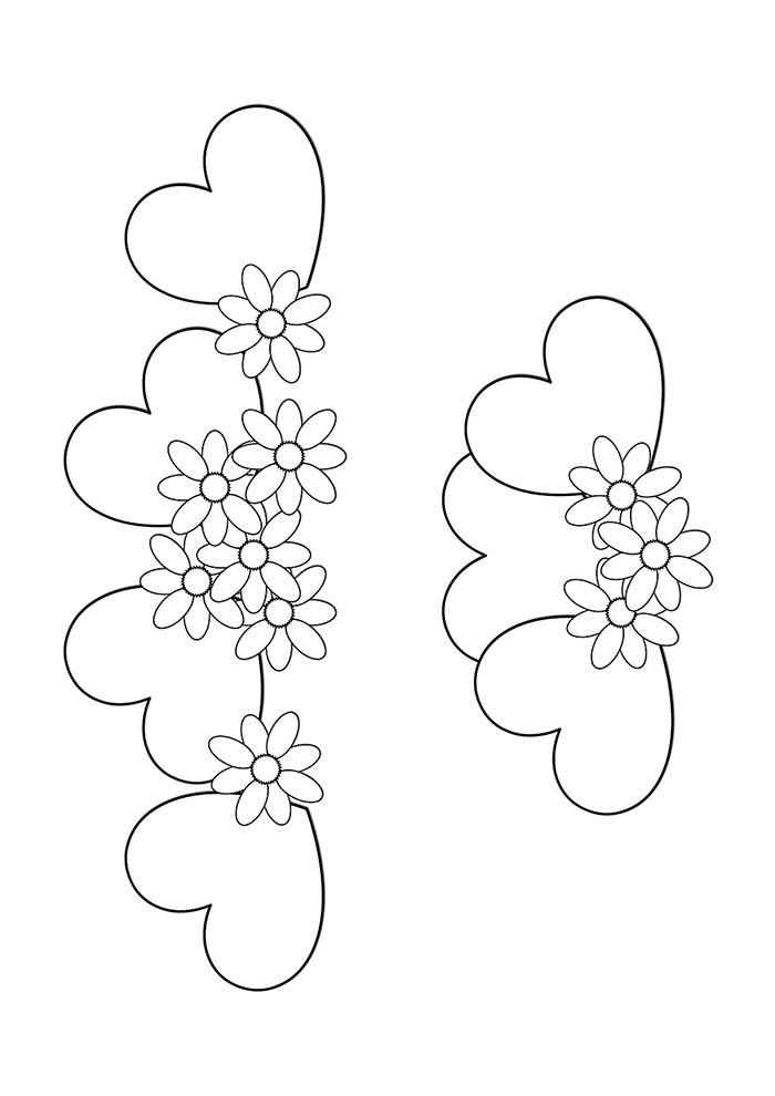 Corazón Para Colorear 018