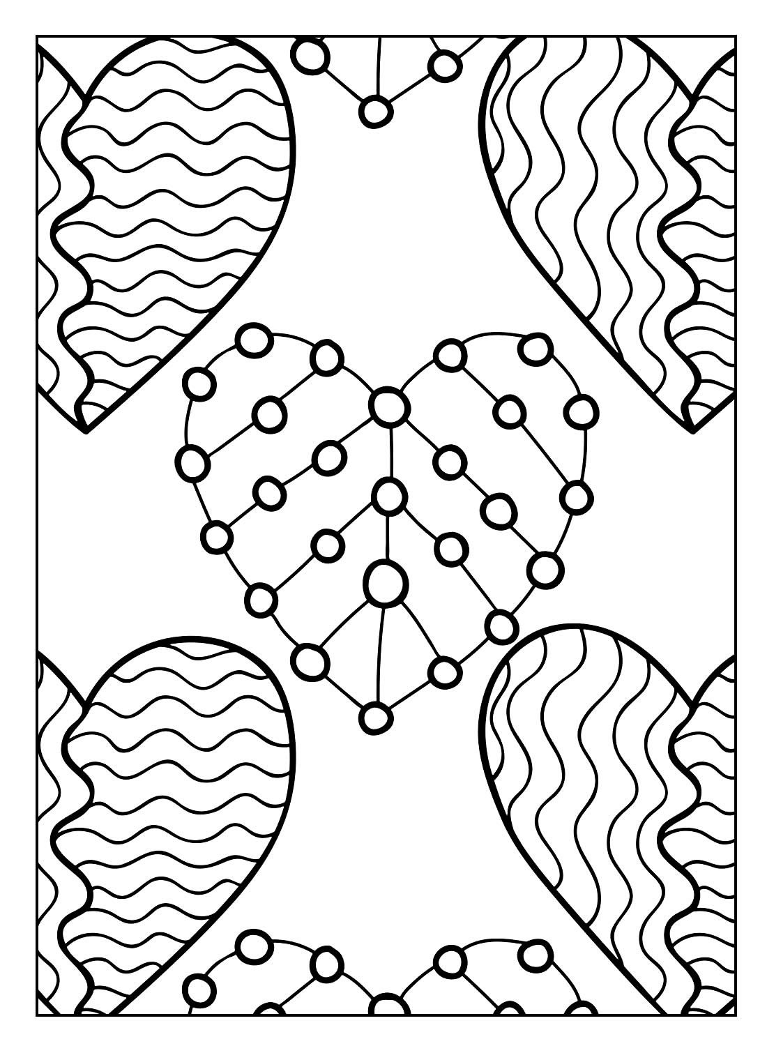 Corazón Para Colorear 027