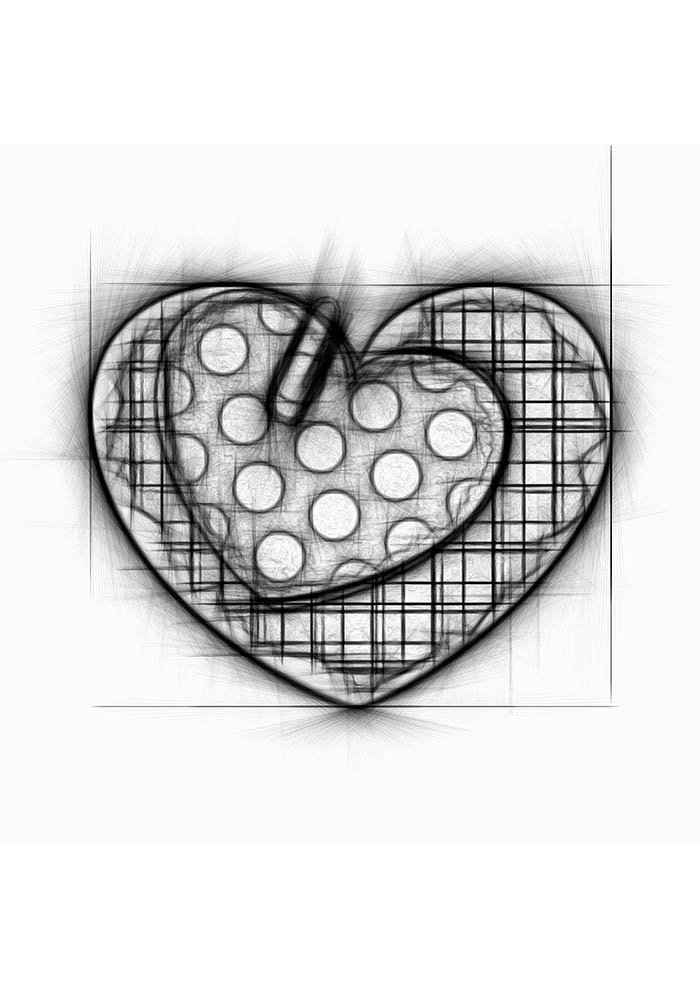 Corazón Para Colorear 033